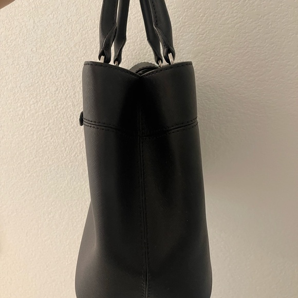 Michael Kors Black Women's Bag/ Hailee Large Saffiano Leather Satchel - Picture 3 of 4